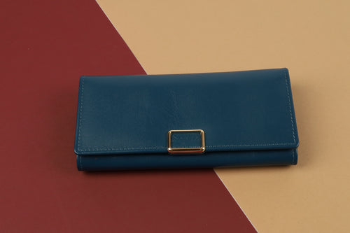 Aqua Blue Wallet