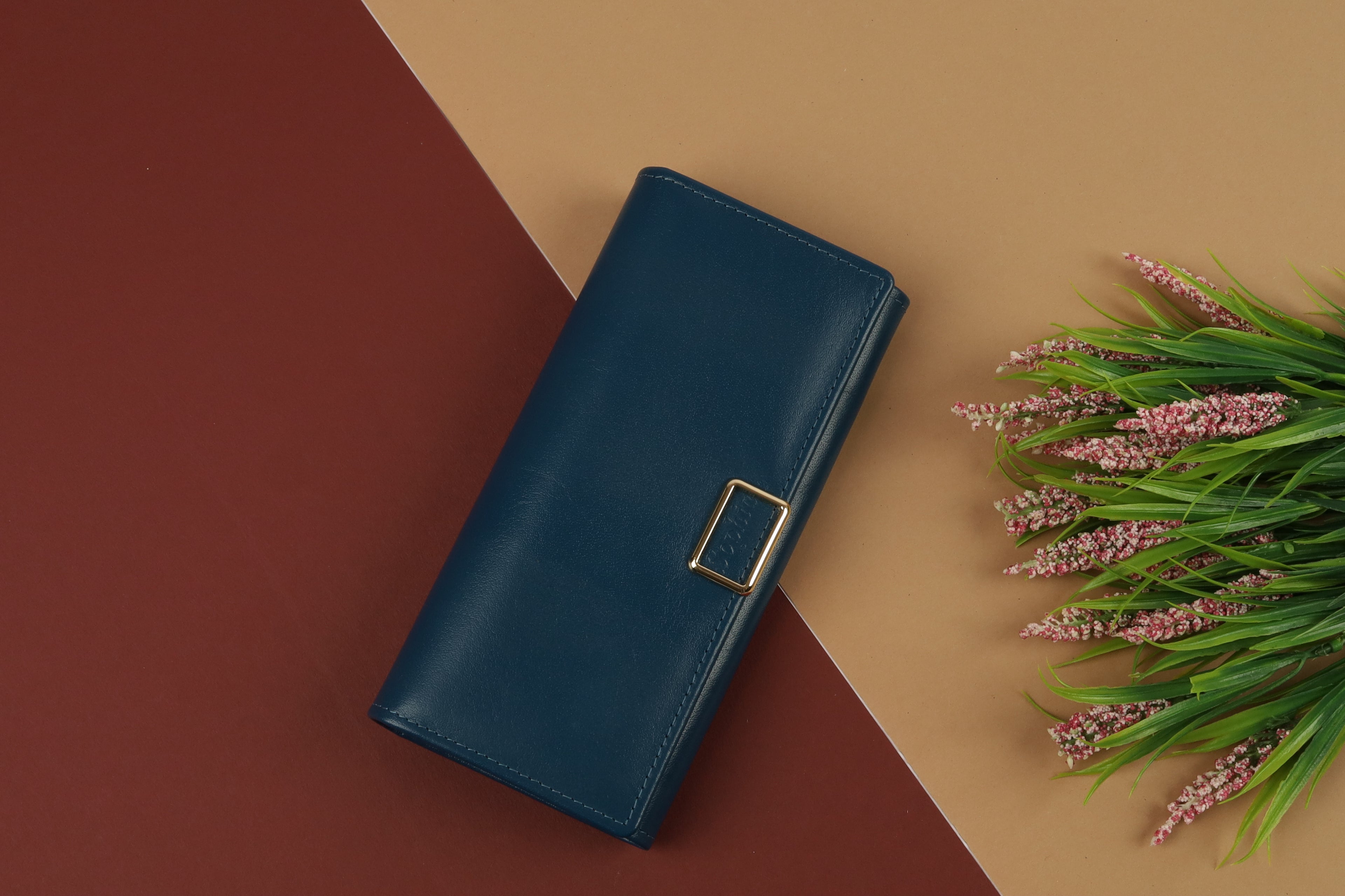 Aqua Blue Wallet